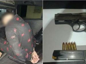 Amenazó a su expareja con una pistola y terminó detenido en la zona oeste de Rosario