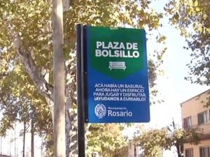 Inauguraron una nueva plaza de bolsillo en barrio Industrial