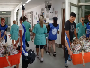 Movimiento Solidario Rosario llevó juguetes y donaciones a hospitales en la previa de Navidad