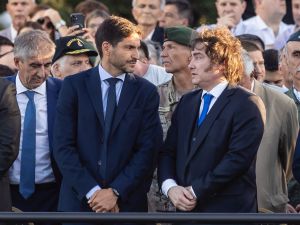 Maximiliano Pullaro participó del acto por los 213 años del Combate de San Lorenzo