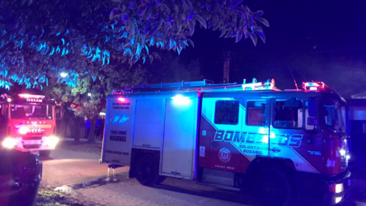 Incendio en vivienda de zona oeste generó alarma entre vecinos