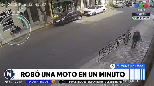 Le robaron la moto a una empleada de un bar en Tucumán al 1100: ocurrió en segundos y a plena luz del día