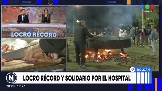 Roldán prepara una locreada solidaria: cocinarán 2000 litros de locro para ayudar al Hospital Rural N.º 61