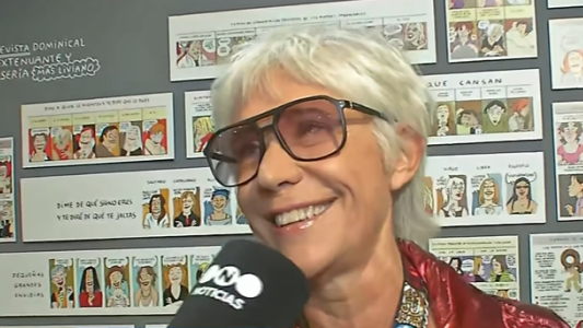 Maitena inauguró en Rosario "Las mujeres de mi vida", una muestra de 40 años de carrera que se puede ver gratis hasta el 20 de julio