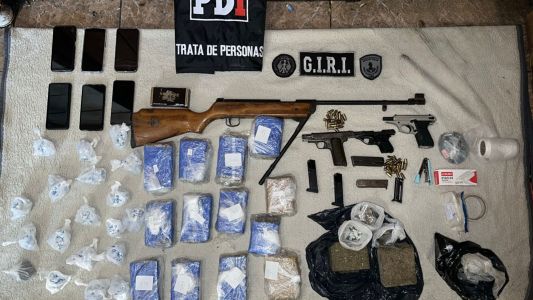 Golpe de la PDI en Rosario: secuestran más de 6 kilos de marihuana y más de 200 gramos de cocaína