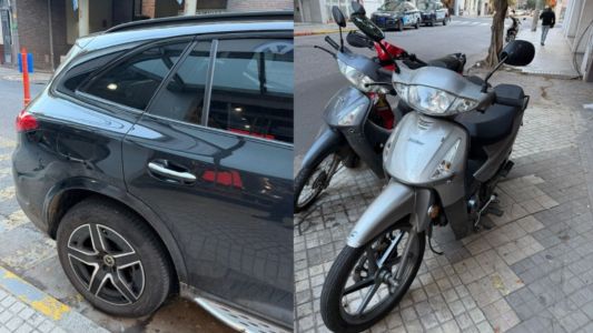 Estado de salud de la motociclista que chocó contra el auto de Frank Kudelka