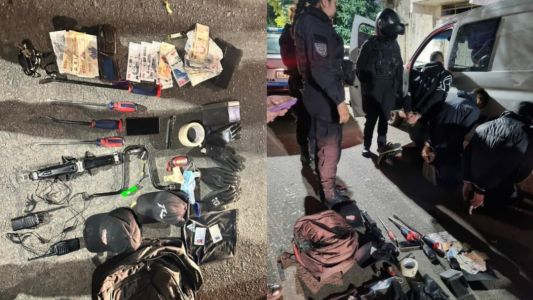 Robo frustrado en una empresa constructora: detuvieron a tres hombres