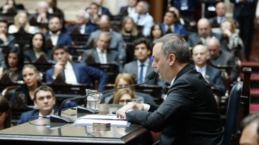 Adorni defendió la gestión en Diputados y destacó la baja de homicidios en Rosario