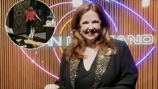 Andrea del Boca fue eliminada de Gran Hermano Generación Dorada tras una fuerte caída en la casa