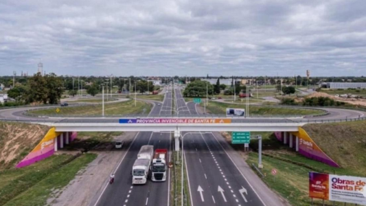 Corte total en la autopista Rosario-Santa Fe por colocación de pórtico