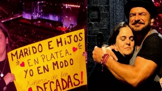 Una noche inolvidable: subió al escenario en el recital de Arjona