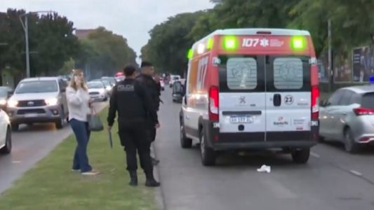 Un ciclista resultó herido tras un choque con una camioneta