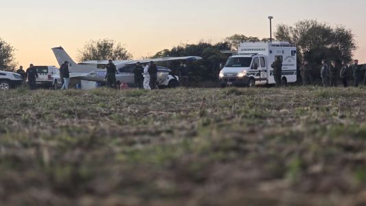 Operativo en Villa Eloísa: secuestraron una avioneta y un gendarme resultó herido