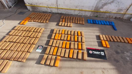 Un control por faena ilegal de carne en Serodino derivó en el secuestro de más de 109 kilos de marihuana