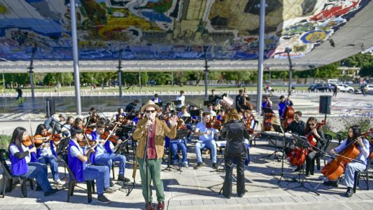 Coti grabó un nuevo episodio de “Rosario se hace canción” junto a jóvenes músicos
