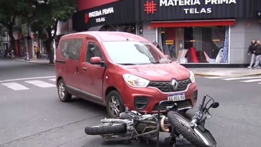 Un efectivo policial sufrió graves heridas tras un fuerte choque en San Luis e Italia