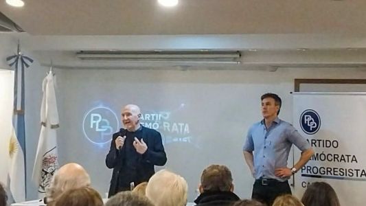 García Moritán se afilió al Partido Demócrata Progresista, que lanzó su candidatura a Jefe de Gobierno de la Ciudad