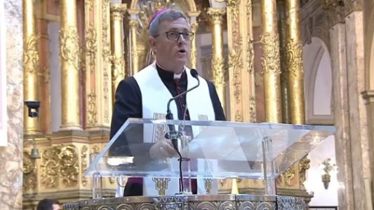 El pedido de García Cuerva en el Tedeum: "Basta de arengar la división y la polarización"