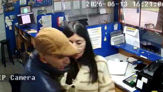 Violento robo en una agencia de lotería