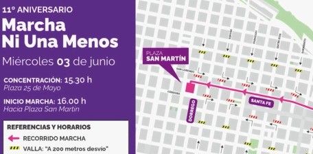 Marcha del 3J, NI UNA MENOS, once años de lucha colectiva
