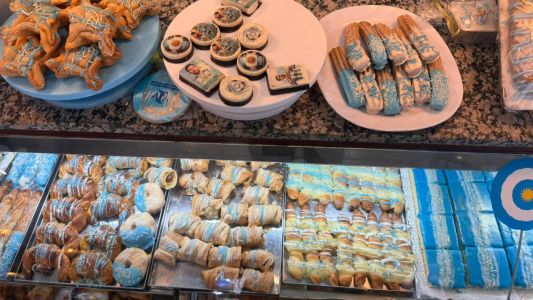 Delicias para ver a la selección: facturas temáticas y galletitas con las caras de los jugadores
