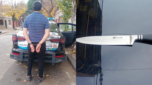Arroyito: repartidor de supermercado fue apuñalado en la cara por un vecino