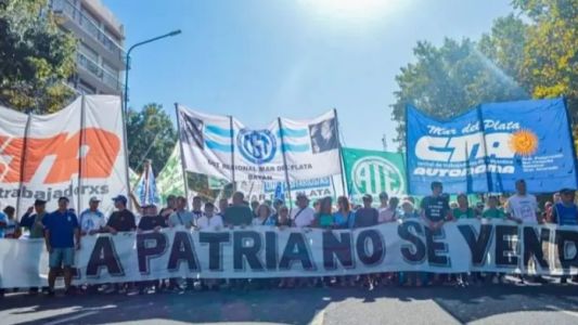 Termina la "Semana de ayuno" promovida por Pérez Esquivel: las dos CTA se movilizan a Plaza de Mayo
