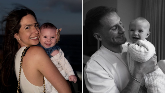 Alexis Mac Allister y Ailén Cova compartieron las fotos más dulces de su hija Alaia