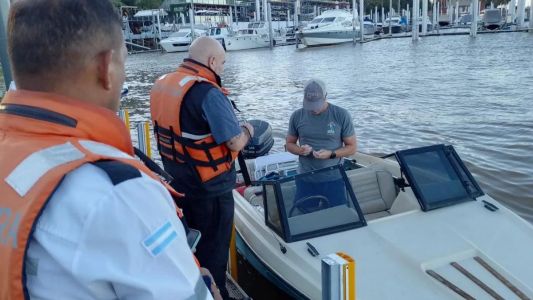 Dos alcoholemias positivas en el río Paraná durante el fin de semana largo