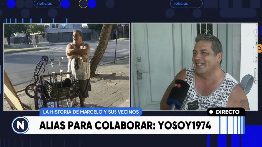 La historia de Marcelo en Rosario: vecinos se organizan para ayudarlo a conseguir un triciclo que puede cambiarle la vida