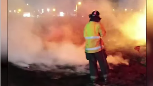 Alerta por incendios en Santa Fe: se registraron más de 60 intervenciones por quema de pastizales en Rosario
