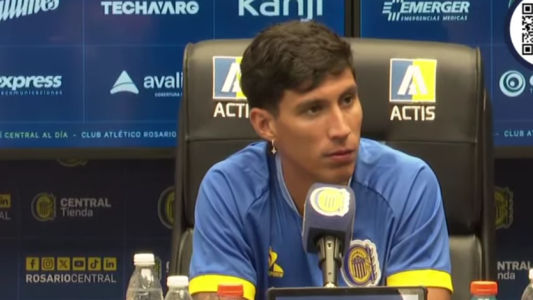 Rosario Central: Enzo Giménez habló en conferencia antes del debut frente a Belgrano
