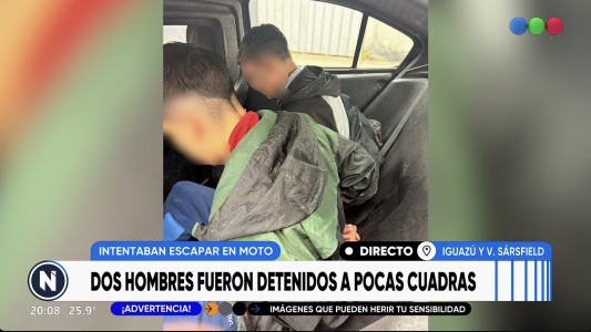 Persecución en Barrio Industrial terminó con choque, heridos y dos detenidos