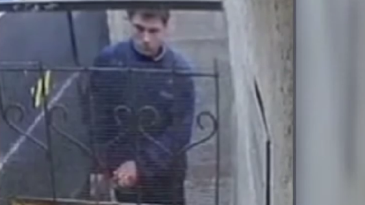 Rompieron la puerta, entraron a robar y quedaron grabados. Los delincuentes se dieron a la fuga