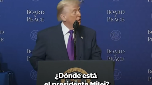 "Apoyo a este caballero": el elogio de Donald Trump a Javier Milei en Washington