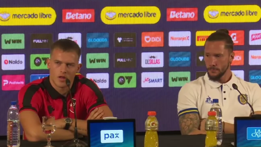 Regiardo y Ledesma en conferencia: así se vive la previa del clásico rosarino