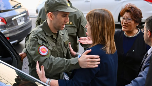 "La emoción de tenerte en casa": Patricia Bullrich recibió a Nahuel Gallo