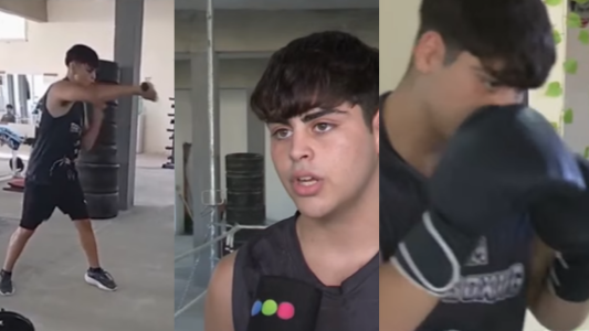 Benjamín Ceballos, el joven boxeador de Timbúes que viajará a México para una prueba con el equipo de Canelo Álvarez