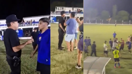 San Genaro: batalla campal en un partido de juveniles