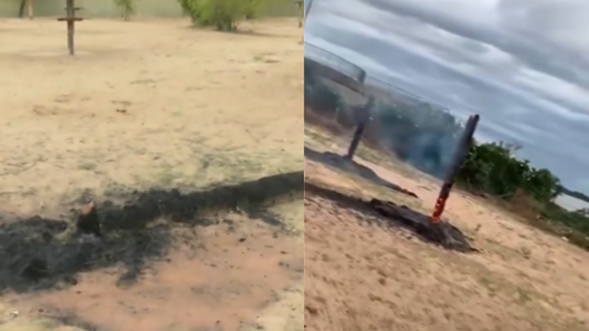 Vandalismo en el Club Regatas: incendiaron palapas en la playa