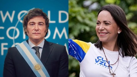 Javier Milei acompañará a María Corina Machado en la recepción del premio nobel de la paz