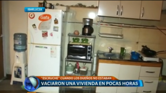 Ibarlucea: vaciaron una vivienda en pocas horas