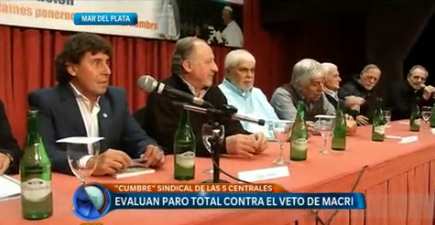 Evalúan paro total contra el veto de Macri