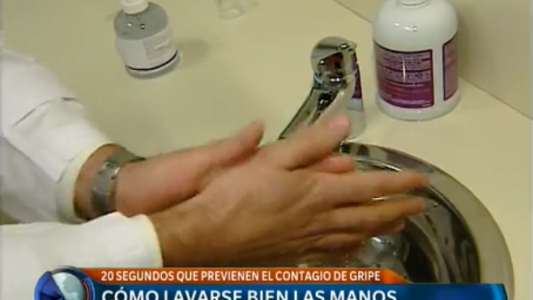 Cómo lavarse bien las manos para prevenir la gripe A