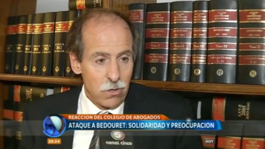 El Colegio de Abogados manifestó su solidaridad y preocupación por el ataque al penalista Bedouret