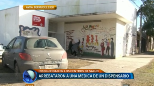 Robaron a una médica de un dispensario