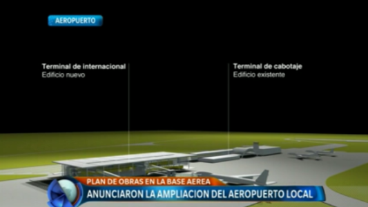 Anunciaron la ampliación del aeropuerto local