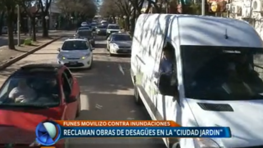 Vecinos de Funes reclamaron obras de desagüe