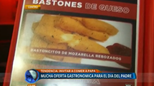 Mucha oferta gastronómica para el Día del Padre