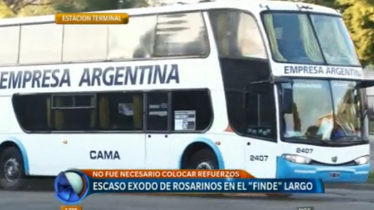 Los rosarinos eligieron no viajar de "minivacaciones"